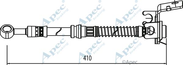 APEC BRAKING Тормозной шланг HOS4131